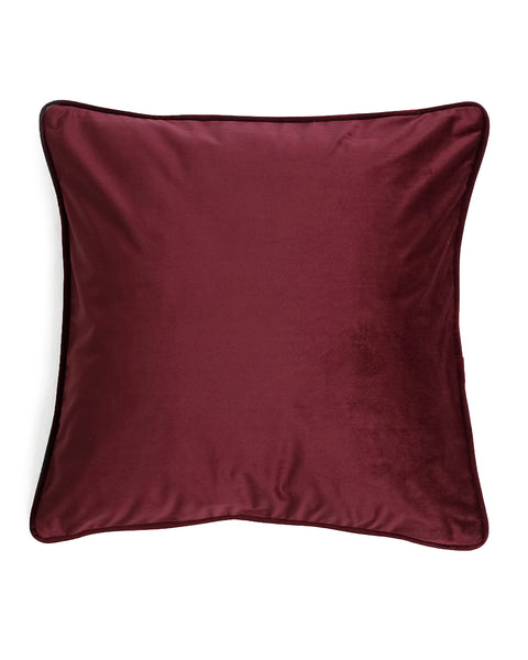 Luxe Velvet Burgundy Pillow Cover